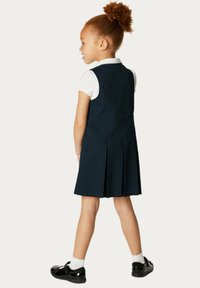 Marks & Spencer PLEATED SCHOOL PINAFORE - Abito a camicia - navy
