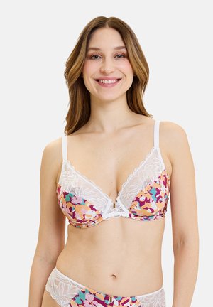 SUZAN FANTAISY - Sujetador con aros - fleurs fuchsia