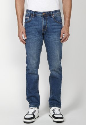 Koroshi STRETCH  - Straight leg jeans - azul med medium blue