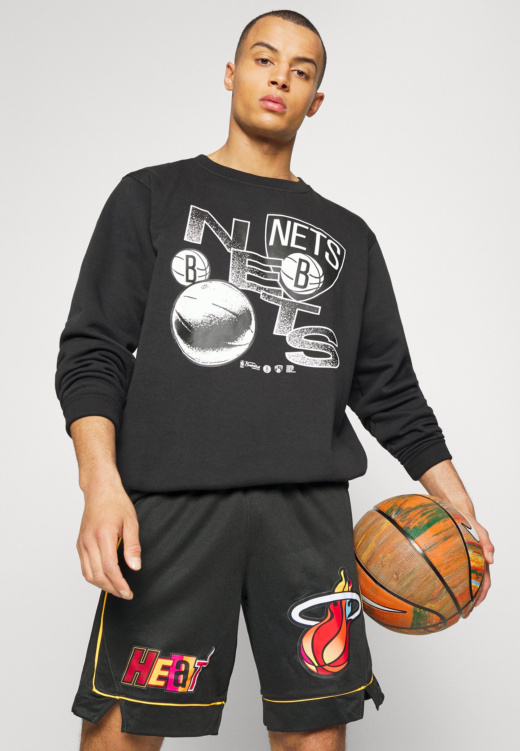 Nike Performance NBA MIAMI HEAT MOMENTS MIXTAPES CITY EDITION SWINGMAN -  Pantaloncini sportivi - black/nero - Zalando
