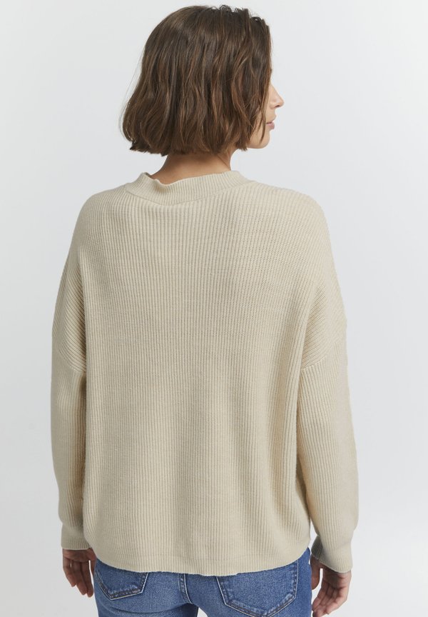 FRBitte - Cardigan - birch melange2