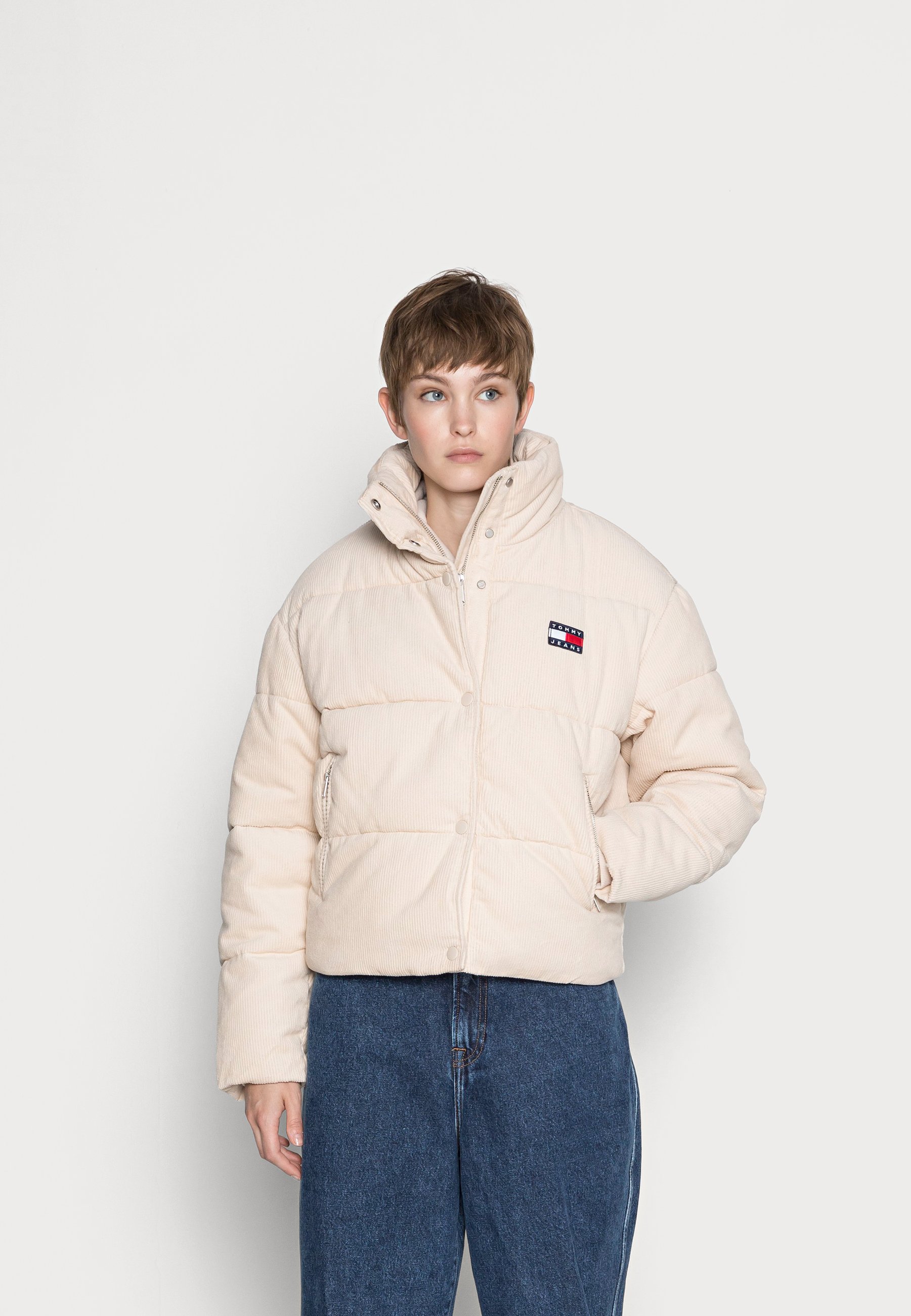 Tommy Jeans JACKET - Winterjas - smooth stone/Beige - Zalando.nl