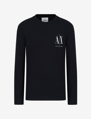 Armani Exchange T-shirt con stampa - blu