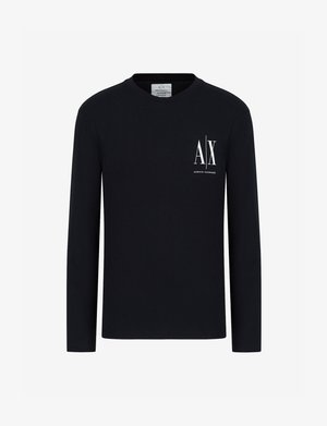 Armani Exchange T-shirt con stampa - blu