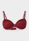 LIGHTLY LINED DEMI SHEER MARQ LACE - Tugitraadiga rinnahoidja - syrah