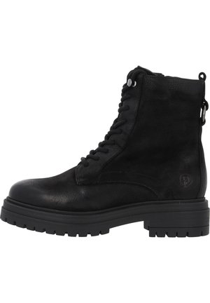 Plateaustiefelette - black