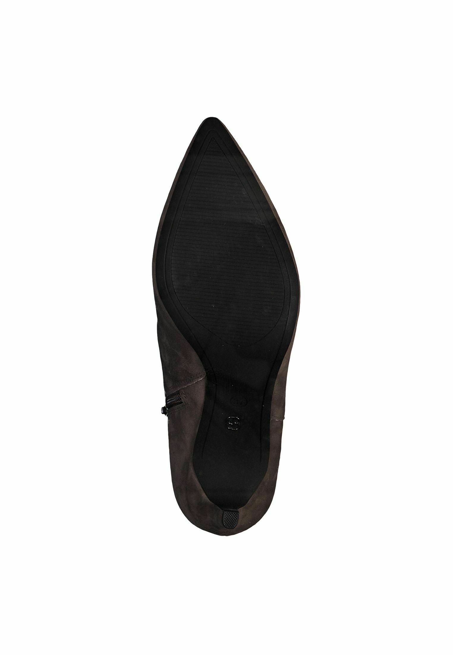 S.Oliver Stivaletti Donna 25313-21 - Con Volant, Zip E Tacco A Blocco 5 Cm - Colore Antracite