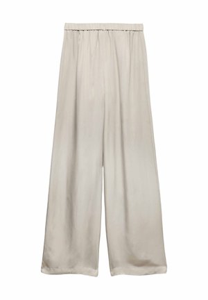 Marks & Spencer, SATIN WIDE LEG - Pantalones - stone