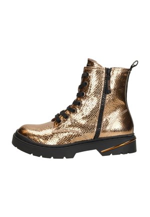 Bottines à lacets - goudkleur