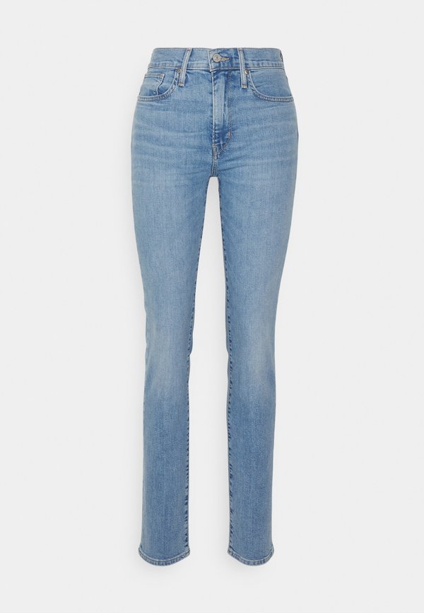 HIGH RISE  - Straight leg jeans - light indigo worn in2