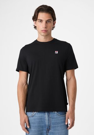 Fila BIELLA REGULAR SHORT SLEEVE - T-shirt - bas - black