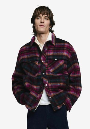 CHECKERED WITH POCKETS - Ljetna jakna - red