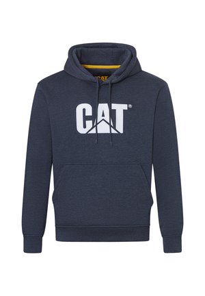Caterpillar, HOODIE CAT TRADEMARK SWEATSHIRT - Hoodie - navy heather