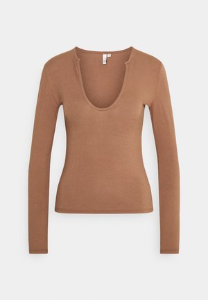 Långärmad tröja - brown