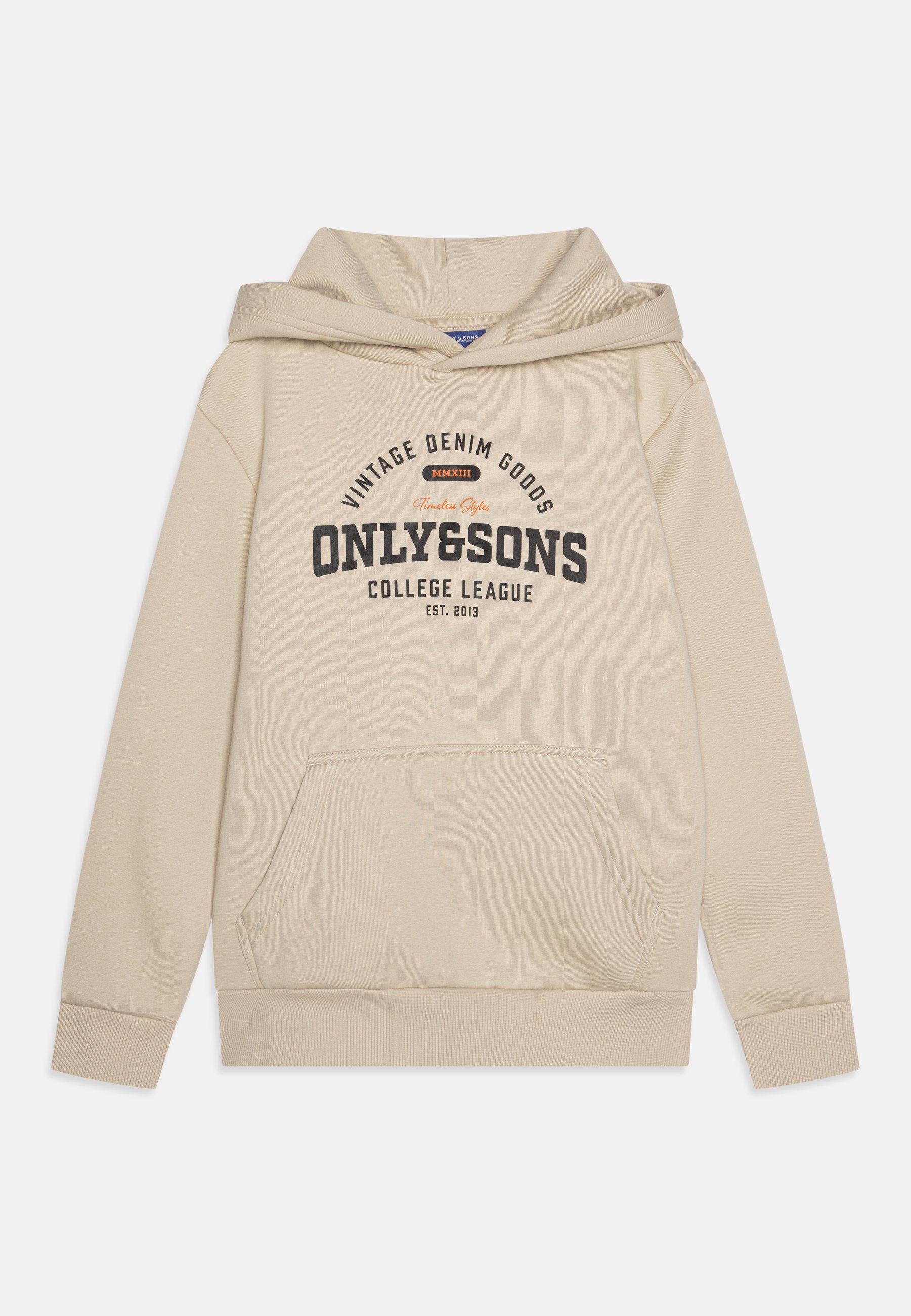 ONLY SONS junior OSJCERES VINTAGE PRINT HOOD Hoodie silver