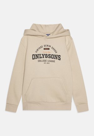 OSJCERES VINTAGE PRINT HOOD - Pulover s kapuco - silver lining