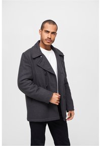 Brandit - PEA COAT - Lahka jakna - black Miniaturna slika 1