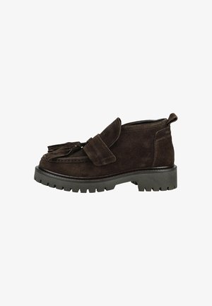 Marc O'Polo, STIEFELETTE - Plateaustiefelette - burnt coffee