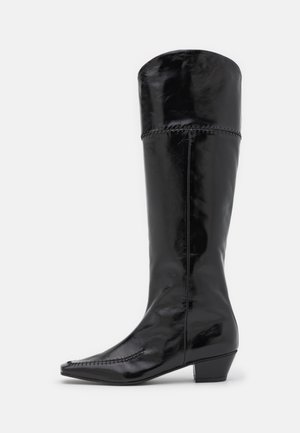 WHIPSTITCH LONG - Stivali texani / biker - black