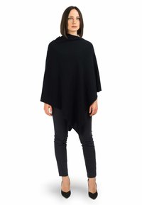 Dalle Piane Cashmere PONCHO - Pončo - blu