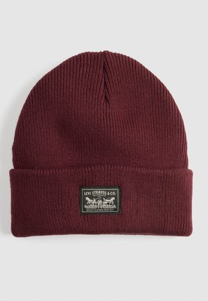 BACKPATCH BEANIE - Muts - chocolate truffle