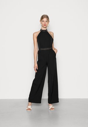 HARRY SATIN BAND WIDE LEG - Overall / Jumpsuit /Buksedragter - black
