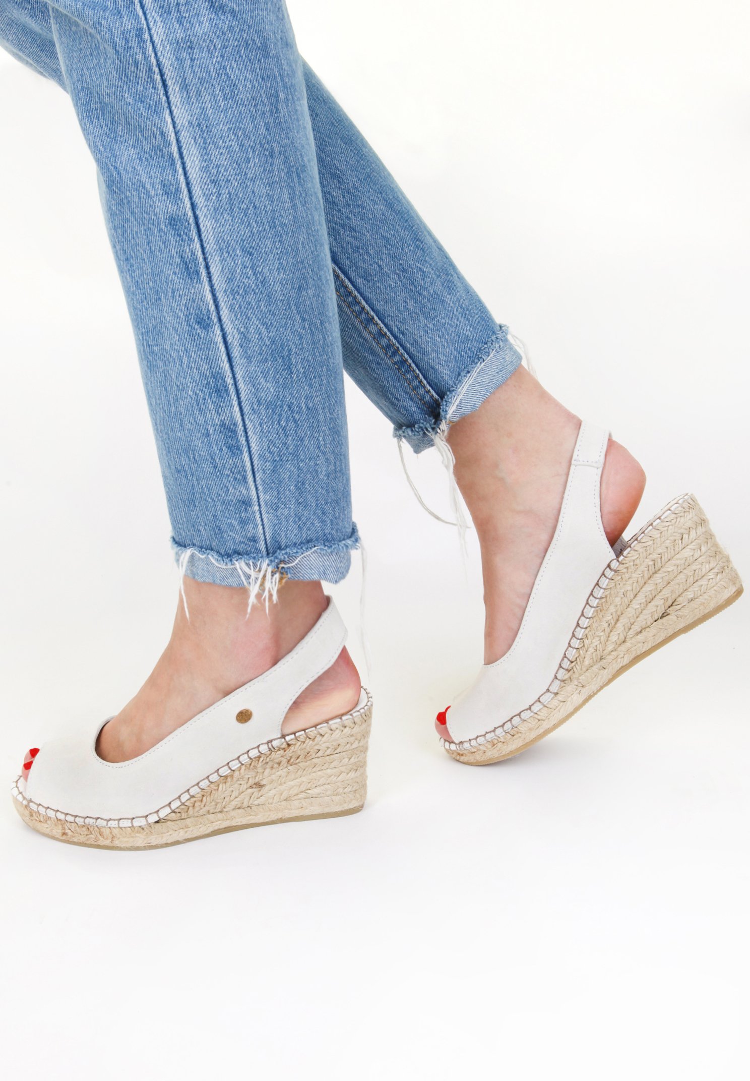 Fred de la Bretoniere ESPADRILLE SLINGBACK - Espadrilles - off white/crème  - Zalando.nl