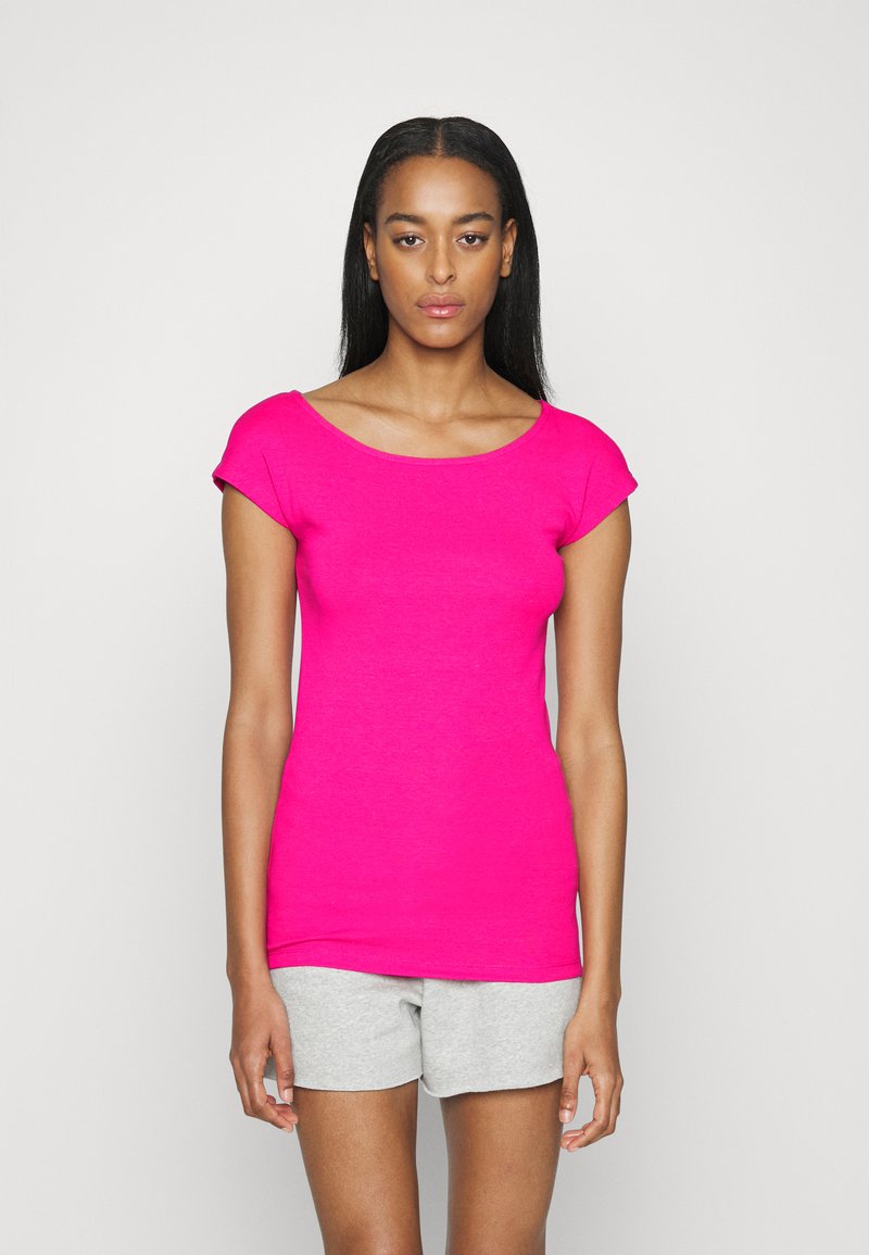 Gap Tall BATEAU - Basic T-shirt - standout pink/neon pink - Zalando.ie