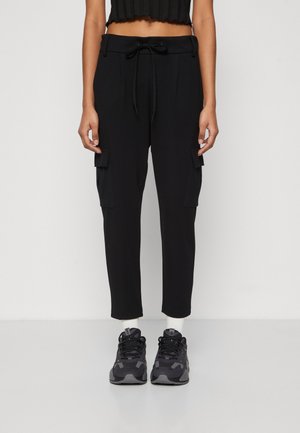 ONLPOPTRASH LIFE EASY - Cargo trousers - black