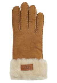 UGG TURN CUFF GLOVE - Guantes - chestnut