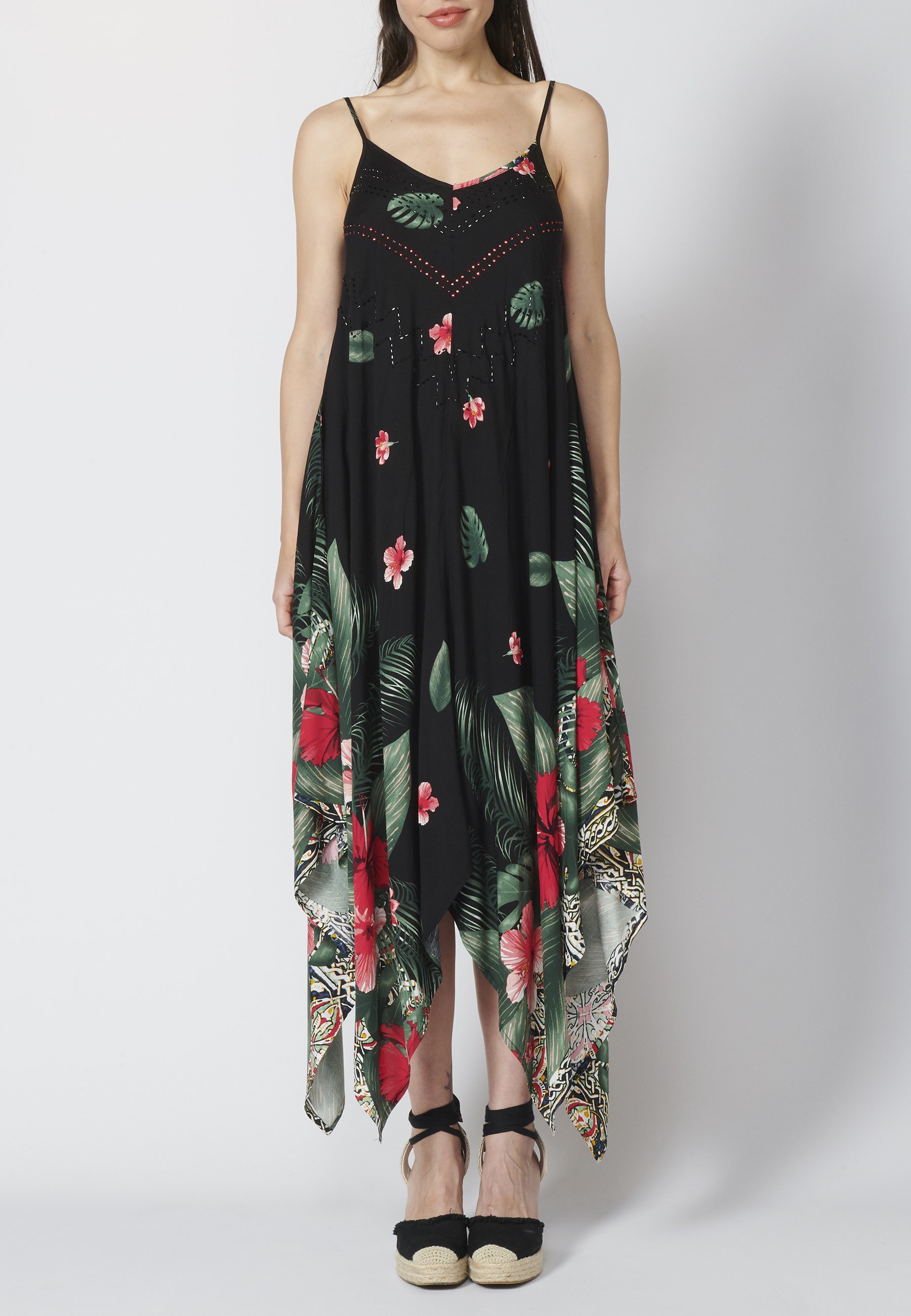 KOROSHI Vestido - estampado - negro - GLAMI.es