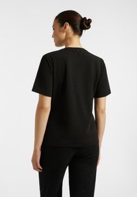 Elena Mirò RICAMATA - T-shirt con stampa - nero