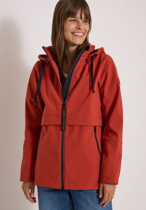 Cecil, SOFTSHELL JACKE MIT ABNEHMBARER KAPUZE - Outdoorjakke - light russet red
