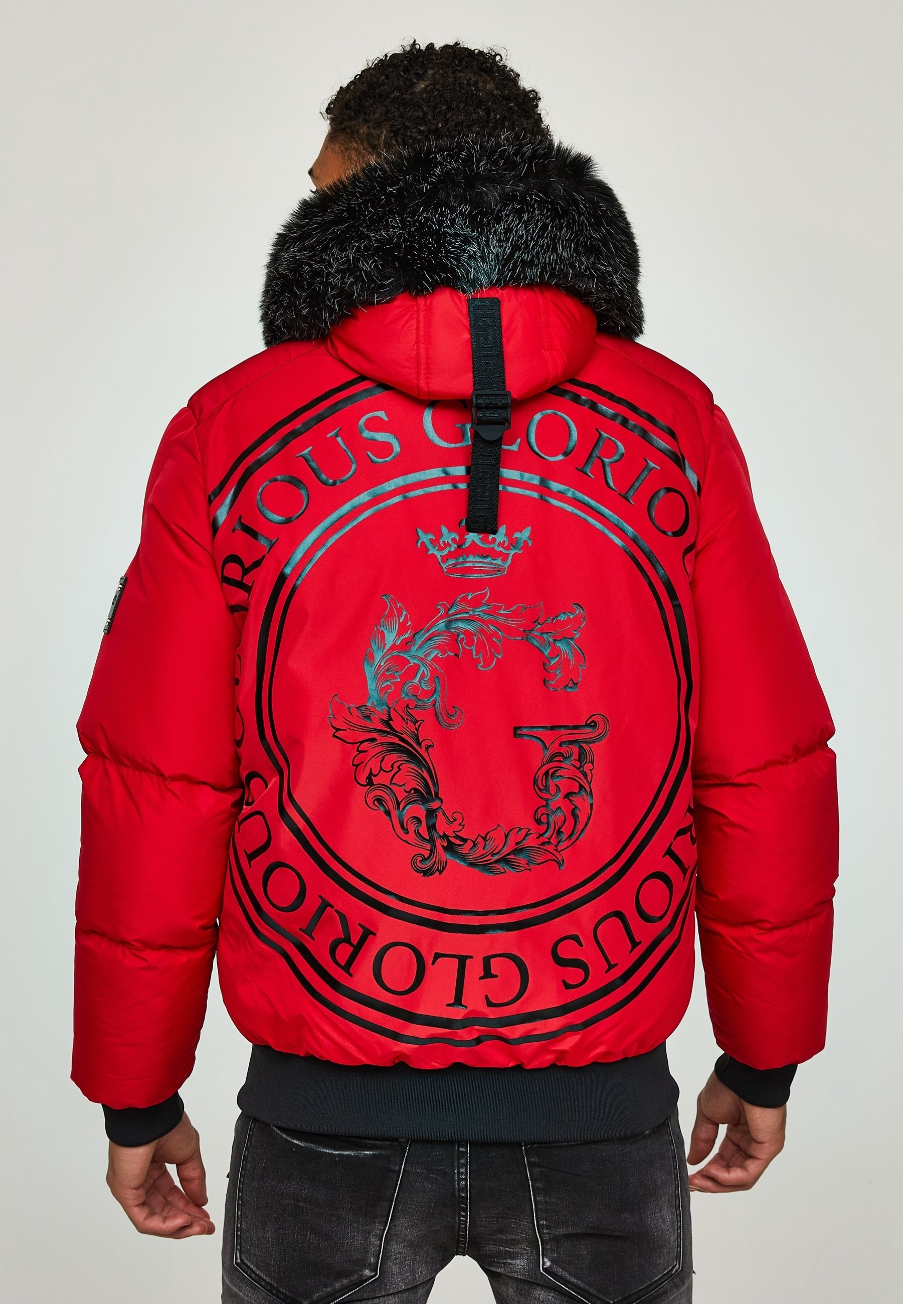Glorious Gangsta Winter jacket - red - (Pre-owned) - Zalando.ie