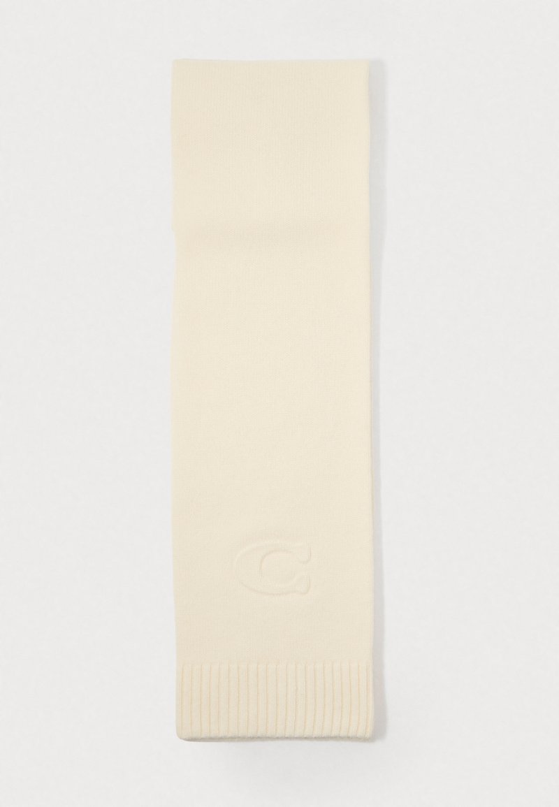 COACH EMBOSSED MUFFLER UNISEX - Schal - chalk/offwhite - Zalando