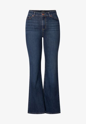 BASE LEVEL CURVY Flared Jeans - mid blue