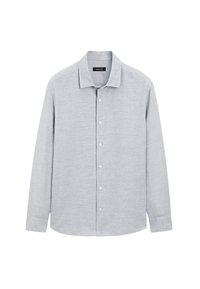 REGULAR FIT FLECKED GARMENT - Shirt - blue