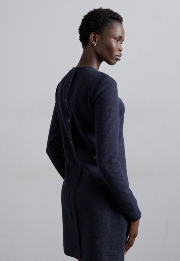 DRESS IN CLOQUE - Jersey dress - ink2