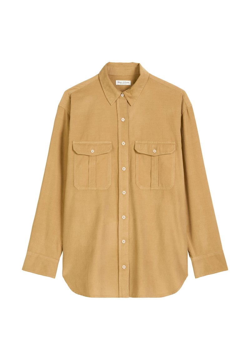 Marc O’Polo Overhemd zandkleur