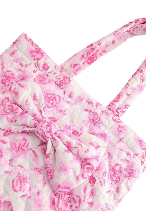 QUILTED WITH BOW – Shopping Bag