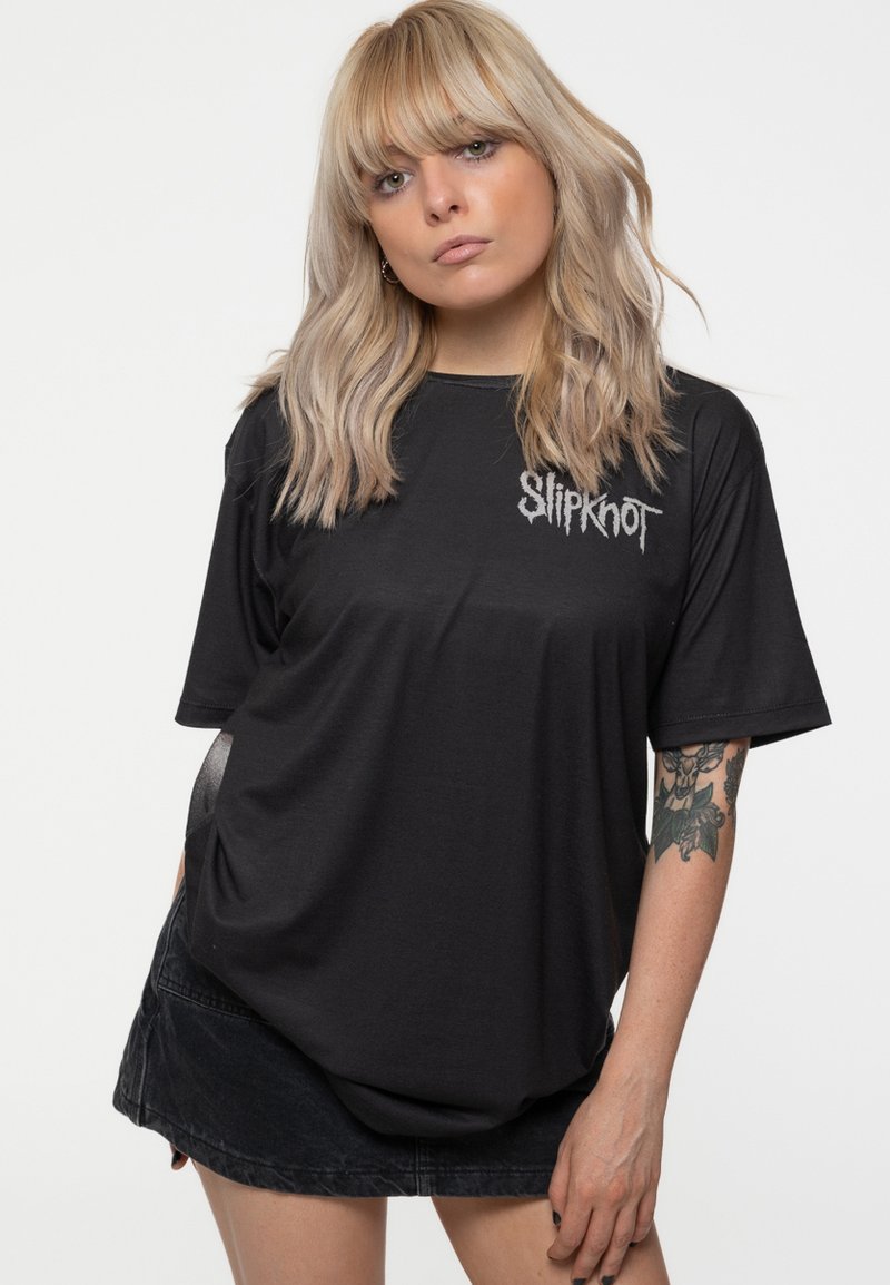 Paradiso Clothing SLIPKNOT CLOWN BACK PRINT SUBLIMATION DYE PRINT - Print T-shirt - black