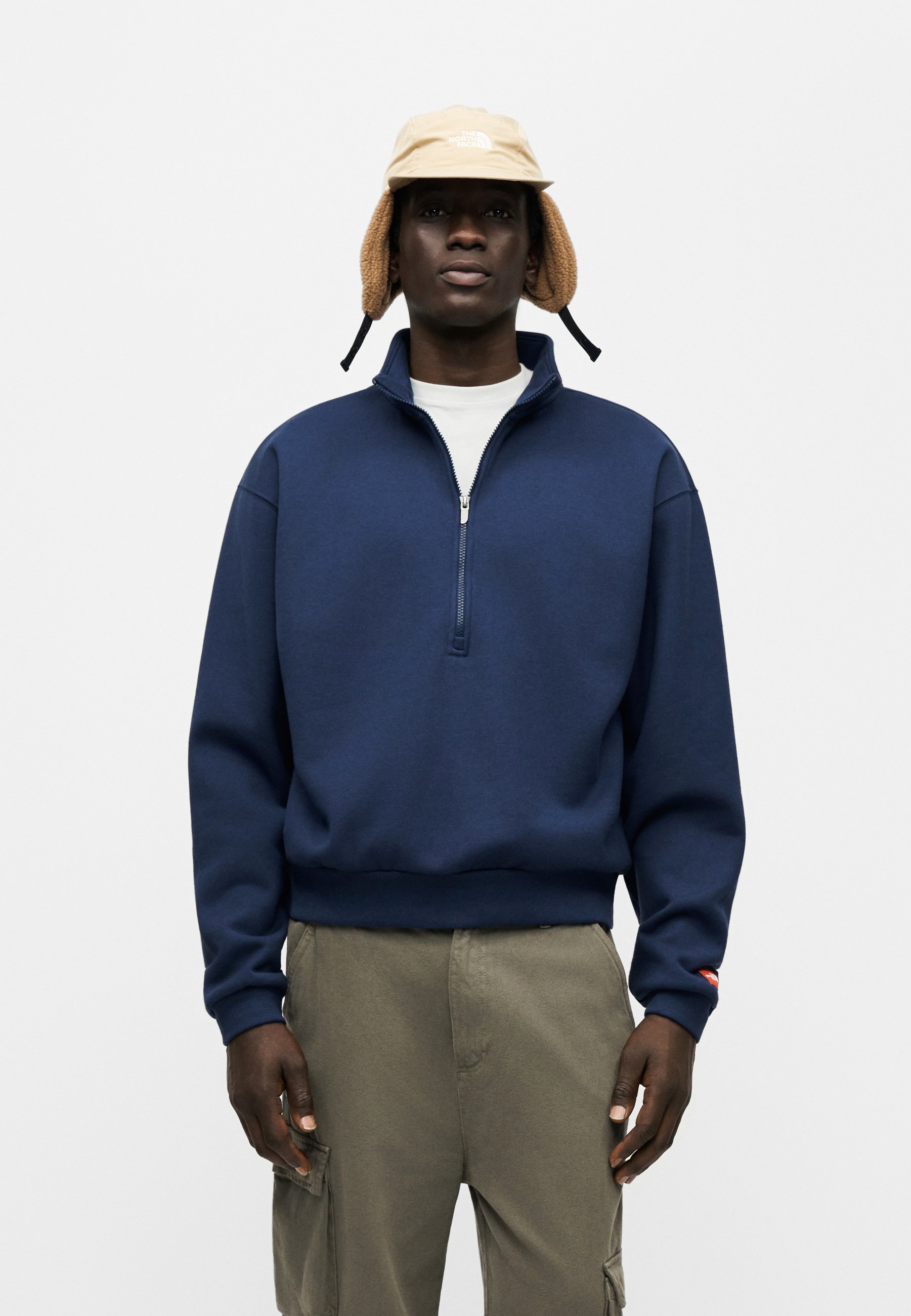 The North Face RED BOX HALF ZIP - Sweatshirt - summit navy/dark