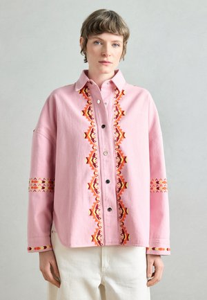 OVERSHIRT  - Blúzka so zapínaním na gombíky - pink