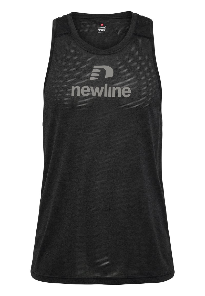 Newline FONTANA SINGLET Top black melange/zwart Zalando.nl