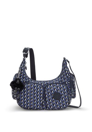 RIKKA S B PRT - Cross body bag - d k blue