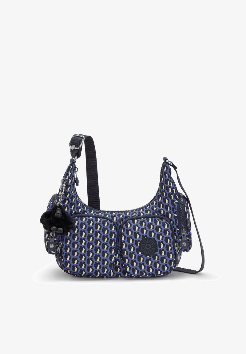 Kipling RIKKA S B PRT - Skuldertasker - d k blue
