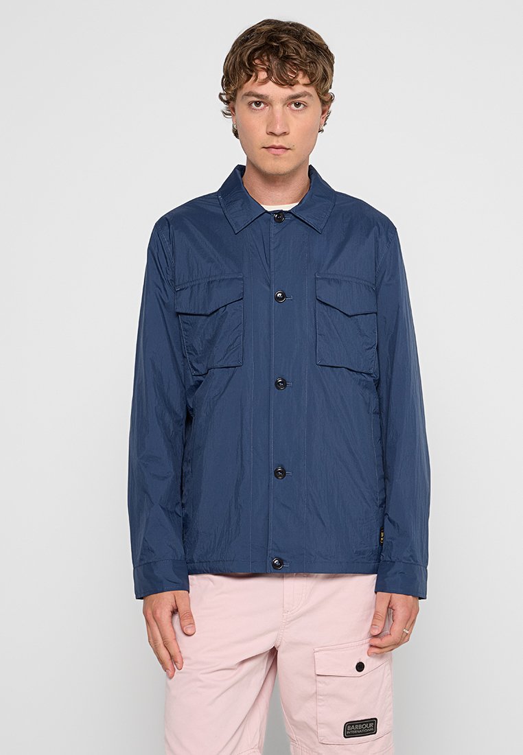 Barbour International Lichte jas blauw