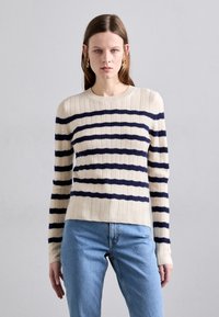 Vanessa Bruno ESTELLE - Pullover - ecru/marine