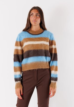 Maglione - fantasia azzurro