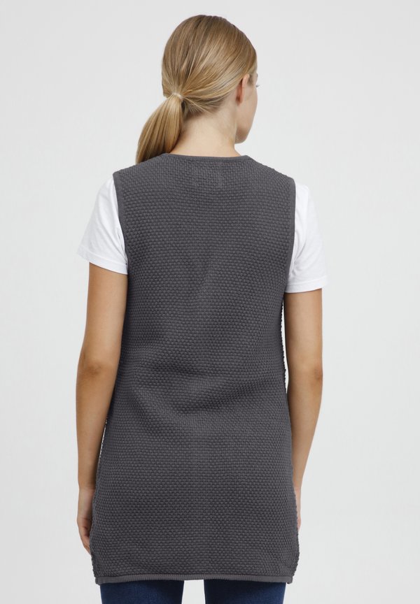 OXHEIDI - Waistcoat - pewter2